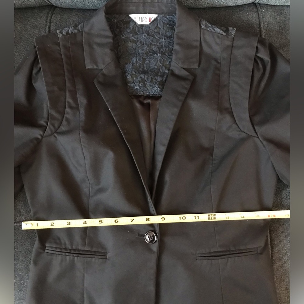 Black Satin Women's Jacket - Picture 6 of 12